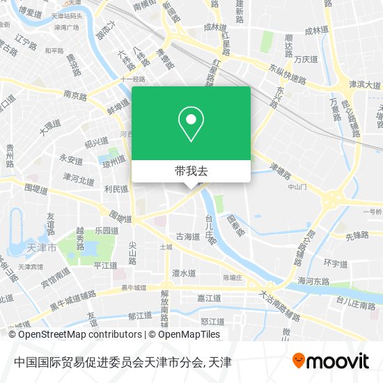 中国国际贸易促进委员会天津市分会地图