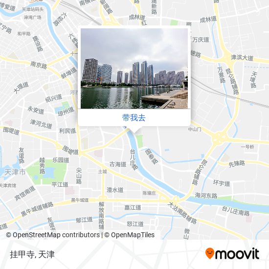 挂甲寺地图