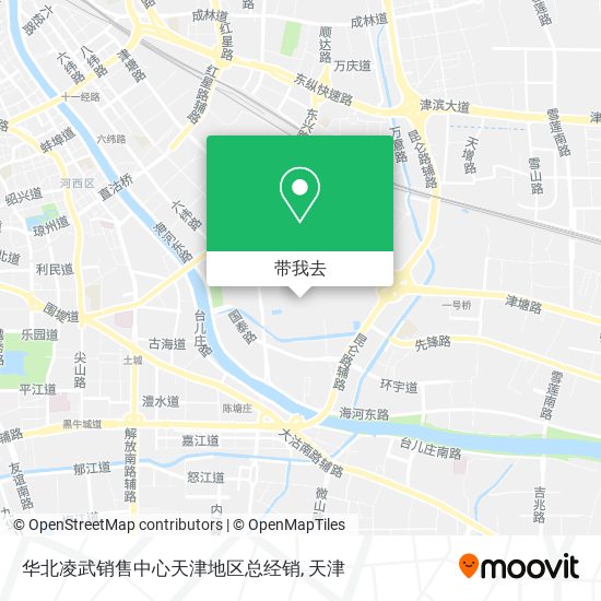 华北凌武销售中心天津地区总经销地图