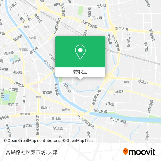 富民路社区菜市场地图