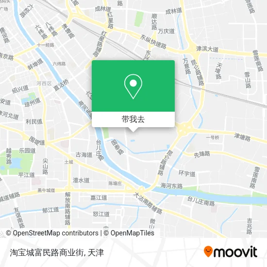 淘宝城富民路商业街地图