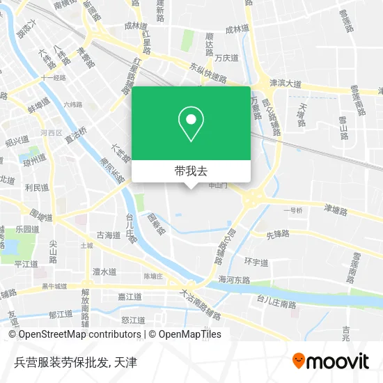 兵营服装劳保批发地图