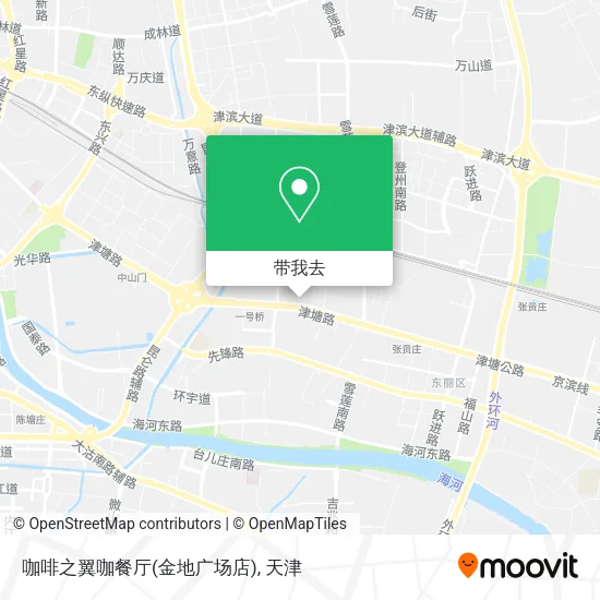 咖啡之翼咖餐厅(金地广场店)地图