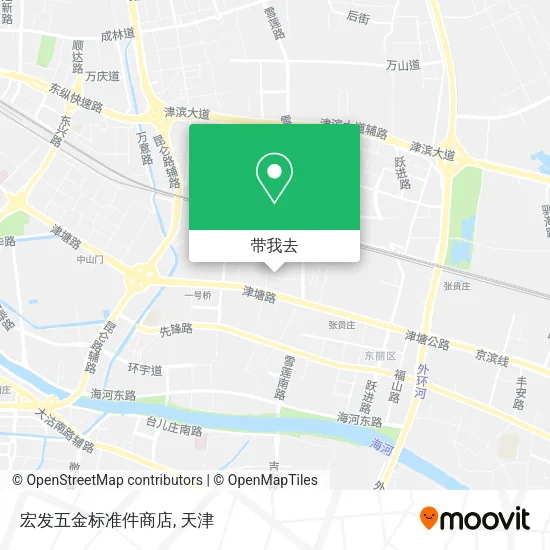 宏发五金标准件商店地图