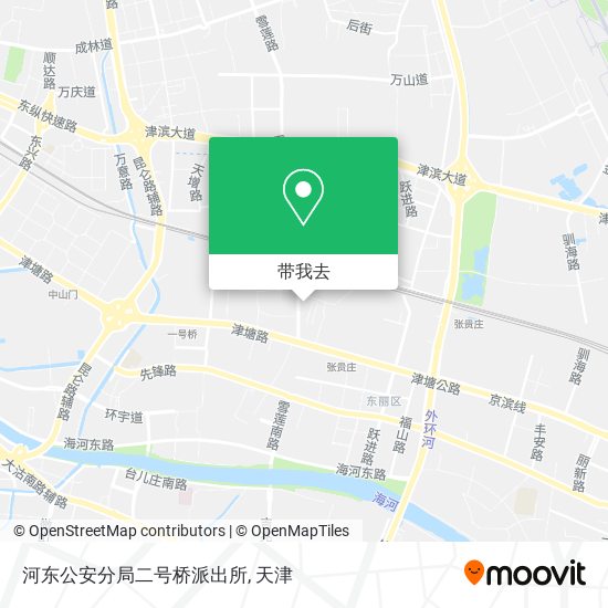 河东公安分局二号桥派出所地图