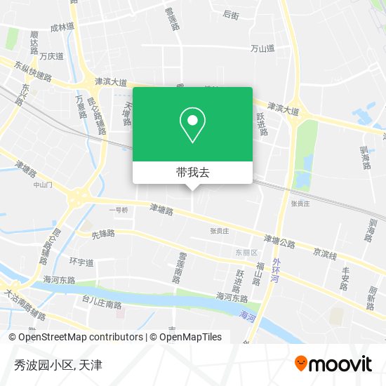 秀波园小区地图