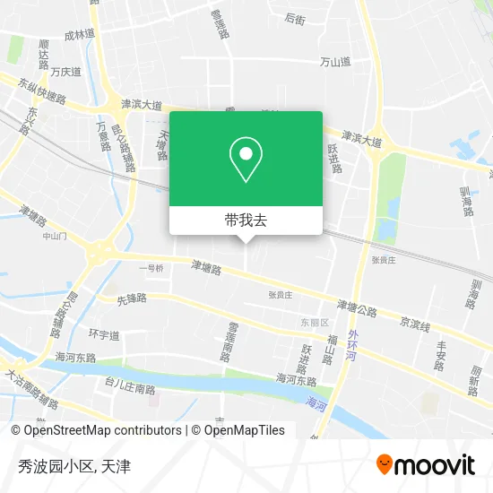 秀波园小区地图