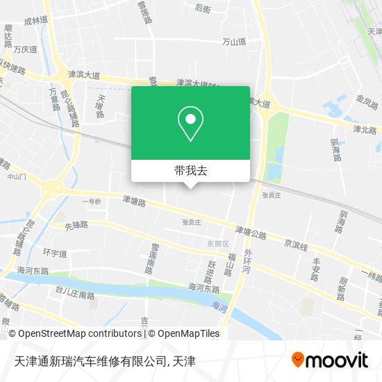 天津通新瑞汽车维修有限公司地图