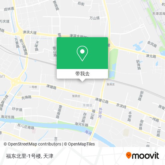 福东北里-1号楼地图