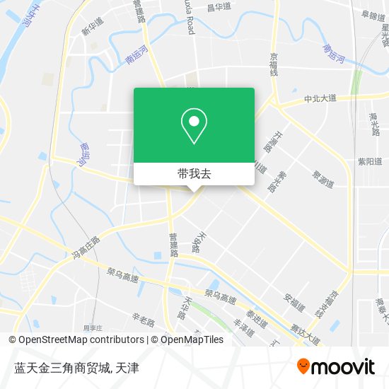 蓝天金三角商贸城地图