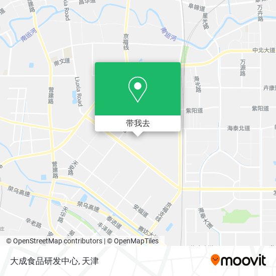 大成食品研发中心地图
