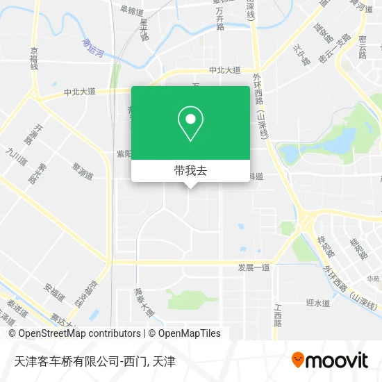 天津客车桥有限公司-西门地图