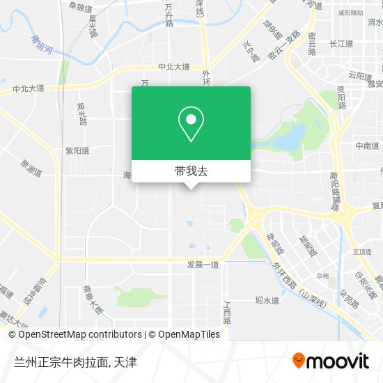 兰州正宗牛肉拉面地图