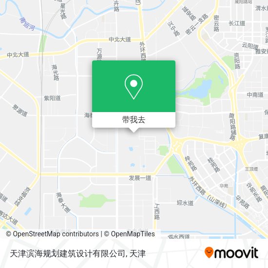 天津滨海规划建筑设计有限公司地图