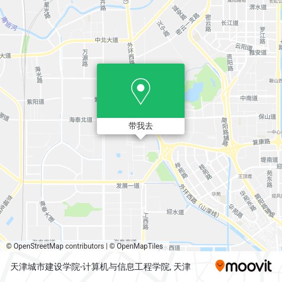 天津城市建设学院-计算机与信息工程学院地图