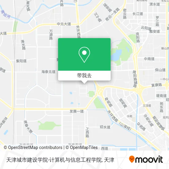 天津城市建设学院-计算机与信息工程学院地图