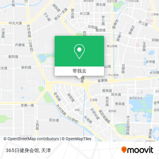 365日健身会馆地图