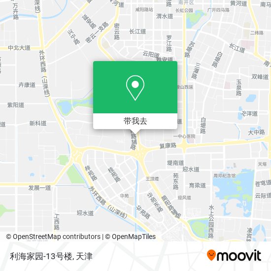 利海家园-13号楼地图