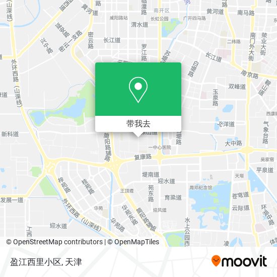 盈江西里小区地图