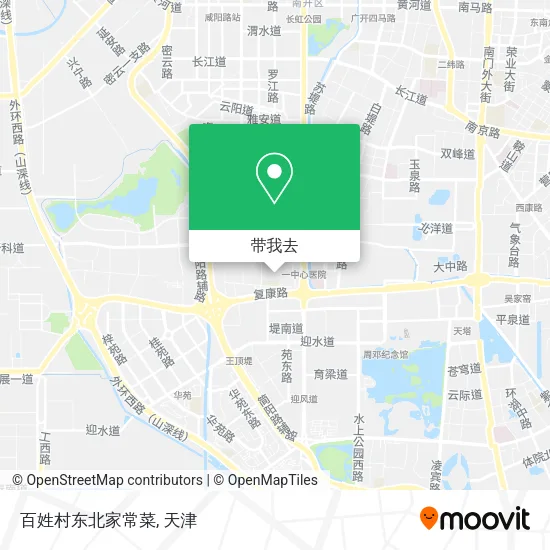 百姓村东北家常菜地图