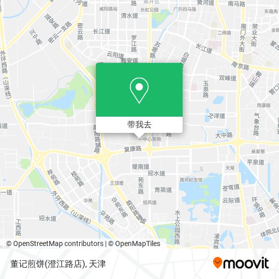 董记煎饼(澄江路店)地图