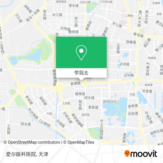爱尔眼科医院地图
