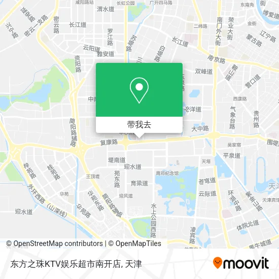 东方之珠KTV娱乐超市南开店地图