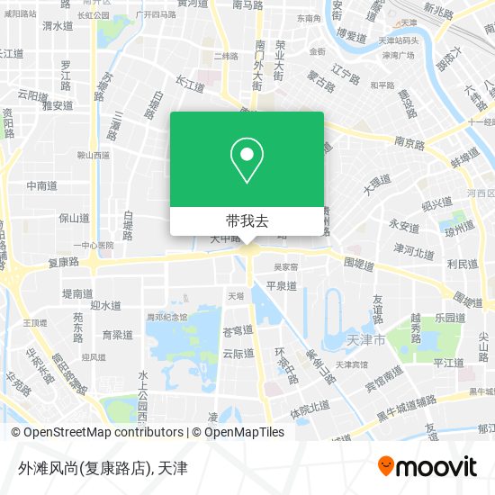 外滩风尚(复康路店)地图