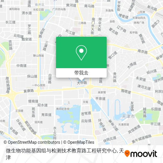 微生物功能基因组与检测技术教育路工程研究中心地图