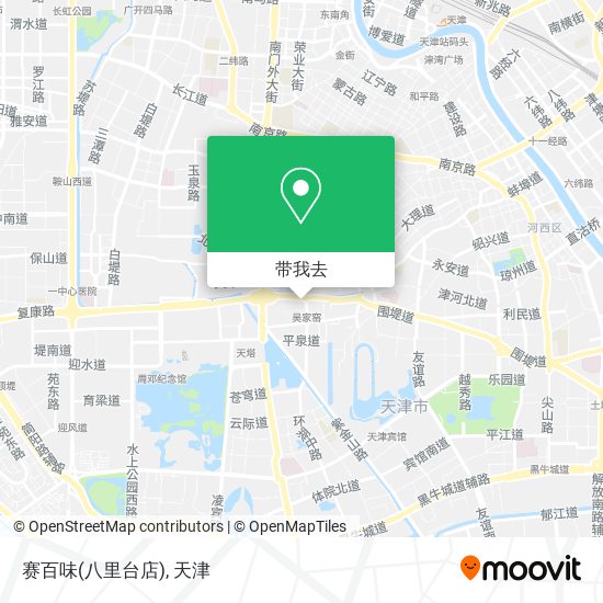 赛百味(八里台店)地图