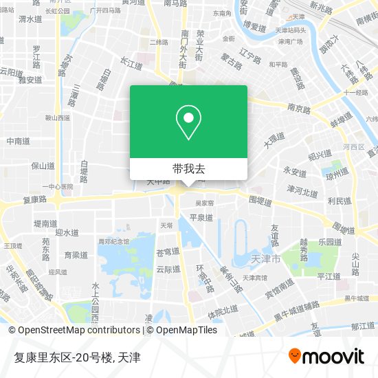 复康里东区-20号楼地图