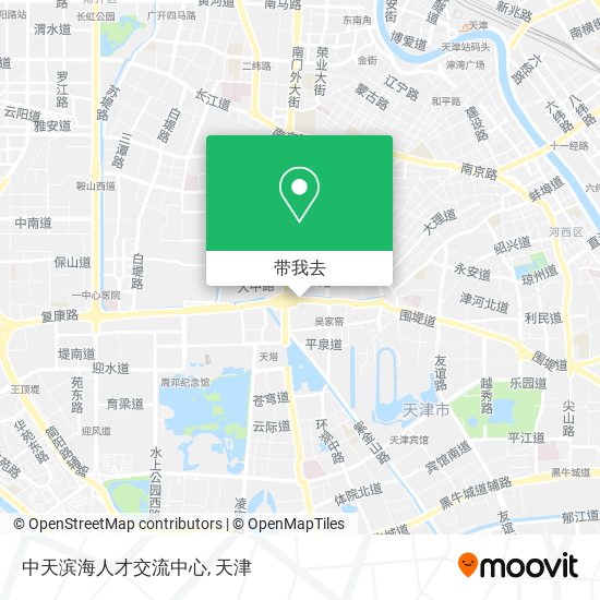 中天滨海人才交流中心地图