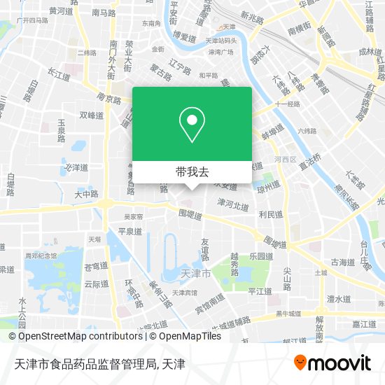 天津市食品药品监督管理局地图