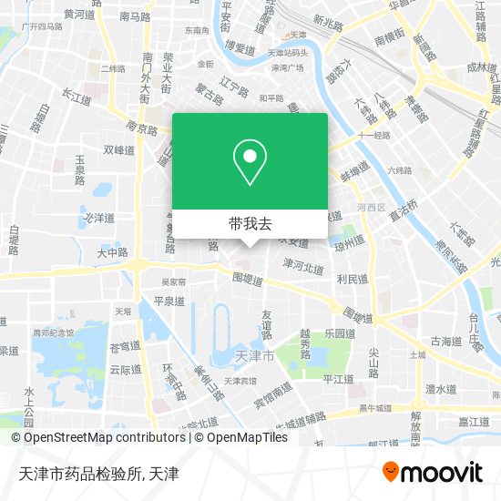 天津市药品检验所地图