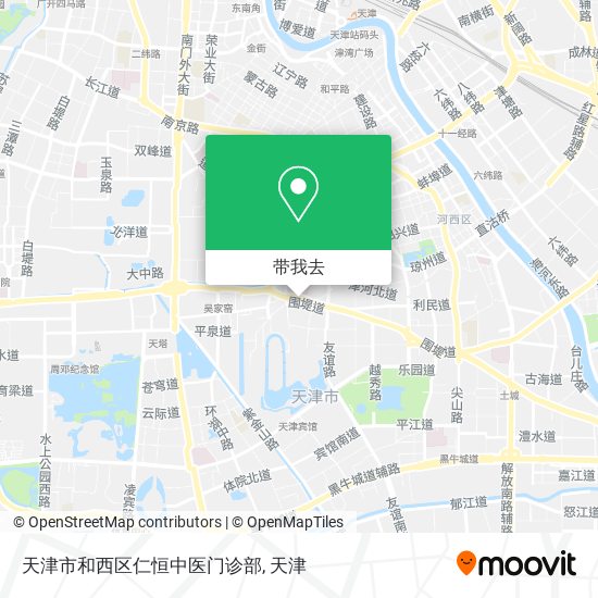 天津市和西区仁恒中医门诊部地图