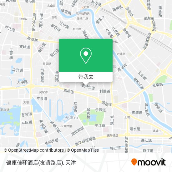银座佳驿酒店(友谊路店)地图