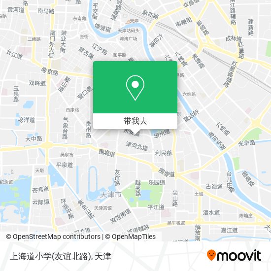 上海道小学(友谊北路)地图