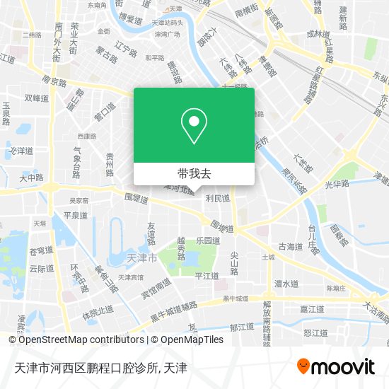 天津市河西区鹏程口腔诊所地图