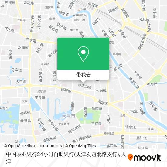 中国农业银行24小时自助银行(天津友谊北路支行)地图