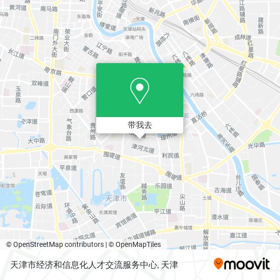 天津市经济和信息化人才交流服务中心地图