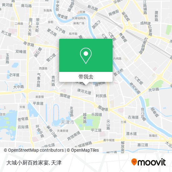 大城小厨百姓家宴地图