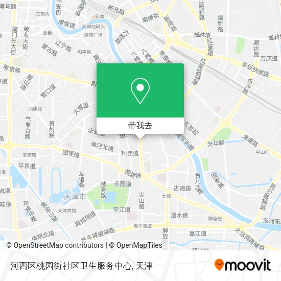 河西区桃园街社区卫生服务中心地图