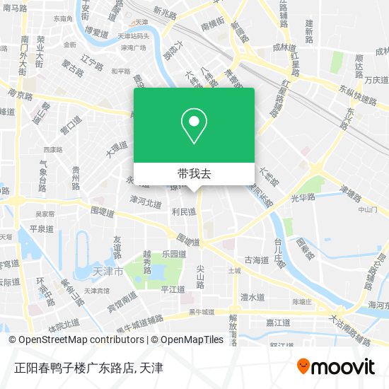 正阳春鸭子楼广东路店地图