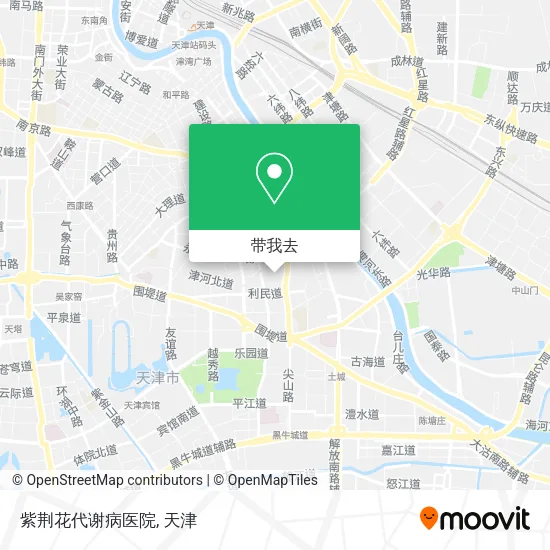 紫荆花代谢病医院地图