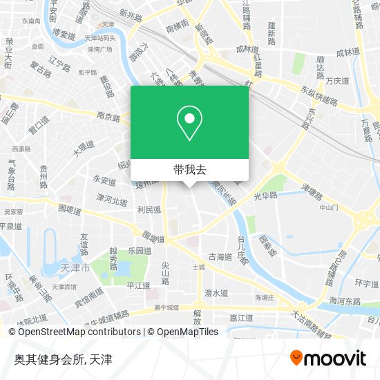 奥其健身会所地图
