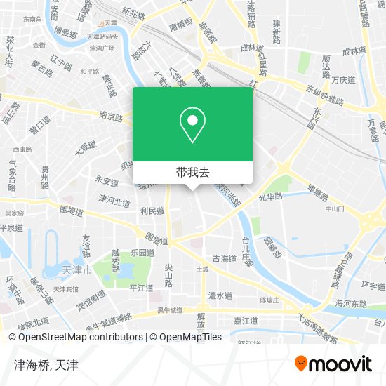津海桥地图