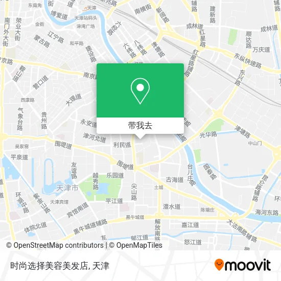 时尚选择美容美发店地图