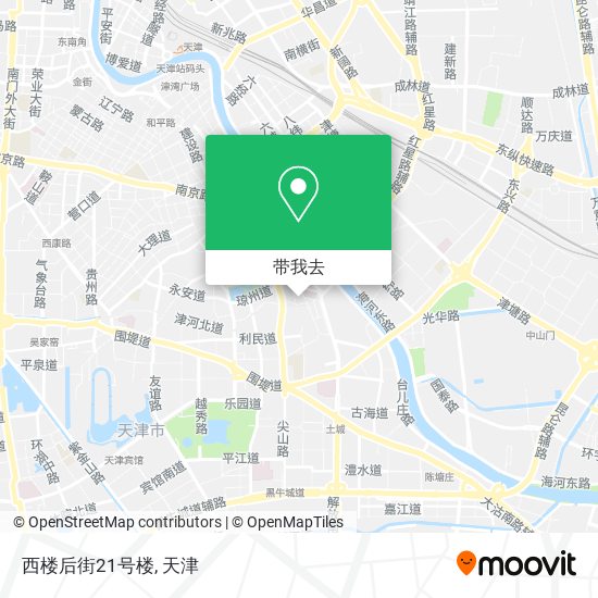 西楼后街21号楼地图