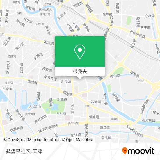 鹤望里社区地图