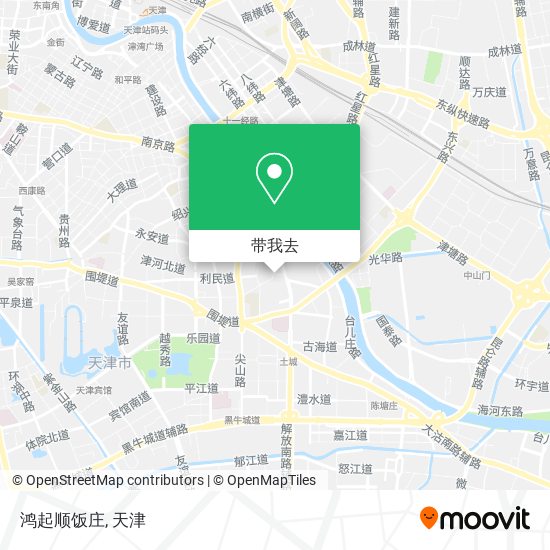 鸿起顺饭庄地图